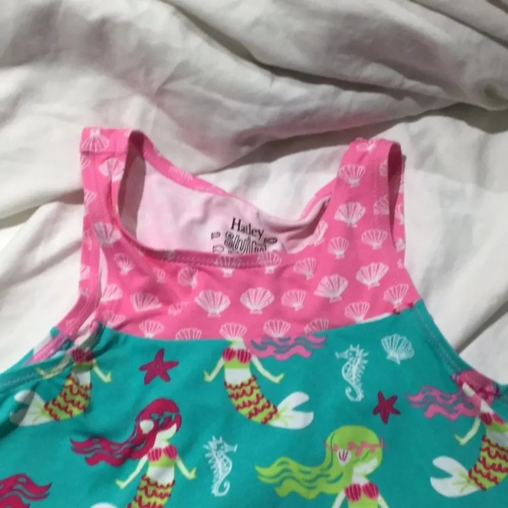 Hatley 2t coverup mermaid print dress worn once